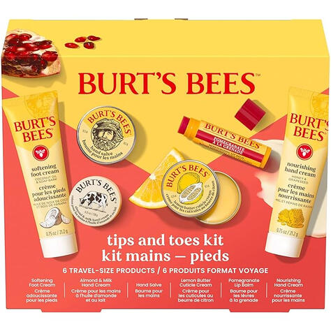 A delightful set featuring hand salve, foot cream, and lip balm—perfect for on-the-go pampering. Ideal for busy bees needing a quick self-care boost.